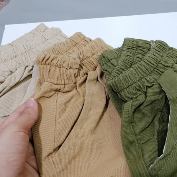 شلوارک کتان اسپرت بچه گانه