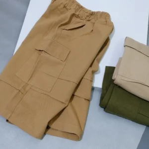 شلوارک کتان اسپرت بچه گانه