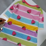 تیشرت شلوارک دخترانه توت فرنگی