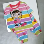 تیشرت شلوارک دخترانه توت فرنگی شیک