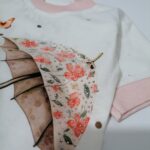 تیشرت شلوارک دخترانه چتر نگینی | 0 تا 2 سال - Image 4