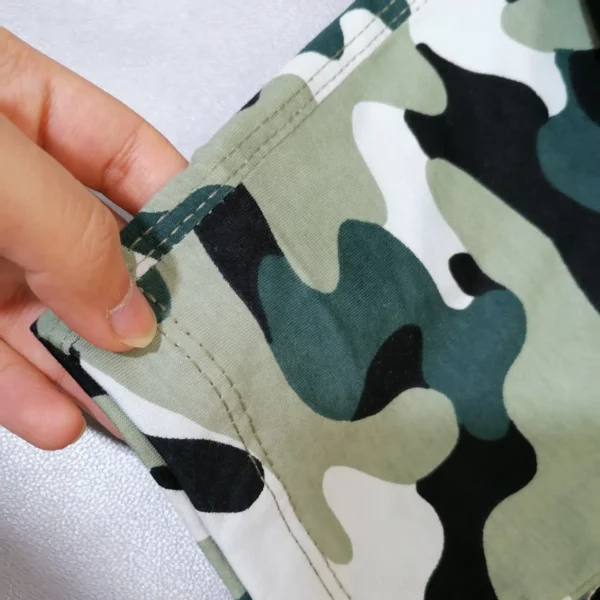 تیشرت شلوارک پسرانه ارتشی مشکی محرمی