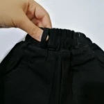 شلوارک کتان اسپرت بچه گانه مشکی