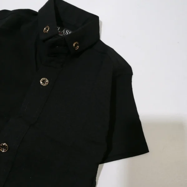 پیراهن پسرانه مشکی محرمی بچه گانه