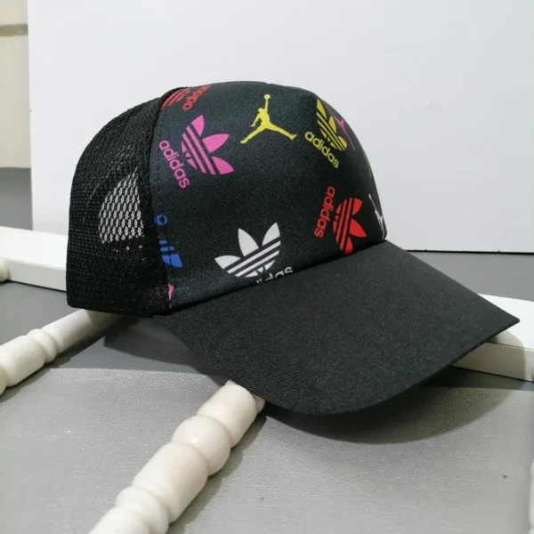 کلاه کتان آفتابی وارداتی اسپرت مشکی آدیداس