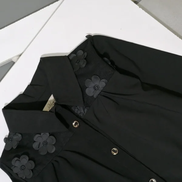 شومیز دخترانه مجلسی مشکی