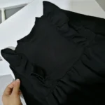 پیراهن مانتویی دخترانه پرنسسی مشکی