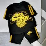 تیشرت شلوارک پسرانه مشکی نایک مناسب 0 تا 3 سال