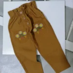 شلوار کتان گل دار بچه گانه