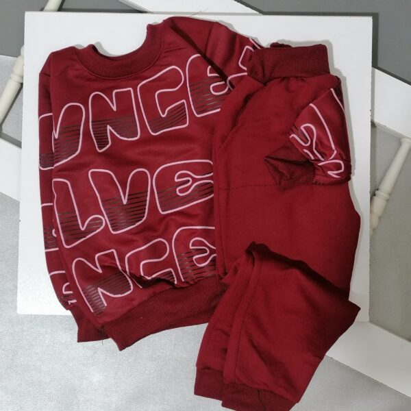 بلوز شلوار طرح حروف مناسب 2 تا 9 سال