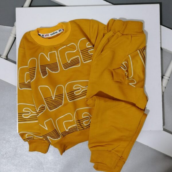 بلوز شلوار طرح حروف مناسب 2 تا 9 سال