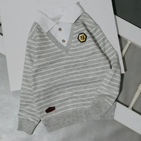 بلوز یقه پیراهنی بچه گانه مجلسی | 2 تا 9 سال - Image 2