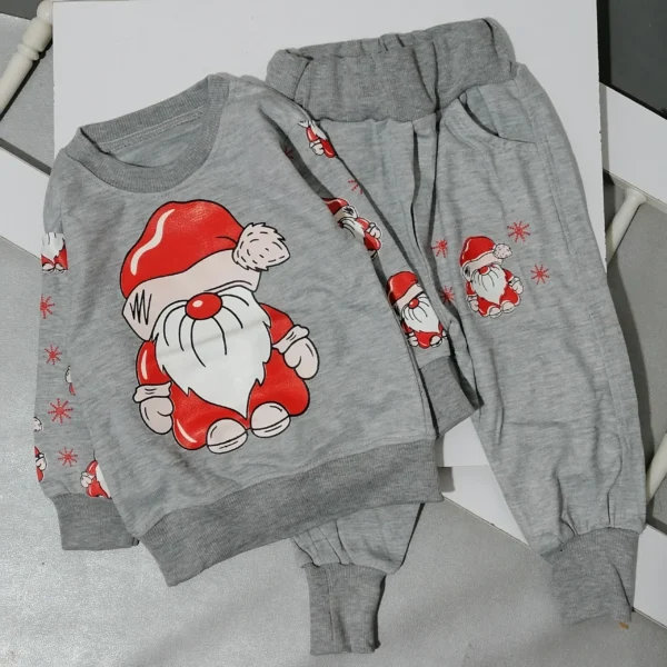 ست اقتصادی بلوز شلوار بابانوئل | 0 تا 7 سال - Image 6