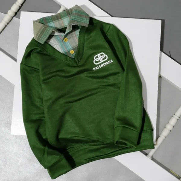 بلوز پسرانه یقه پیراهنی بالنسیگا | 3 تا 12 سال - Image 4