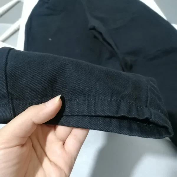 شلوار کتان مام استایل مشکی | 3 تا 17 سال - Image 7