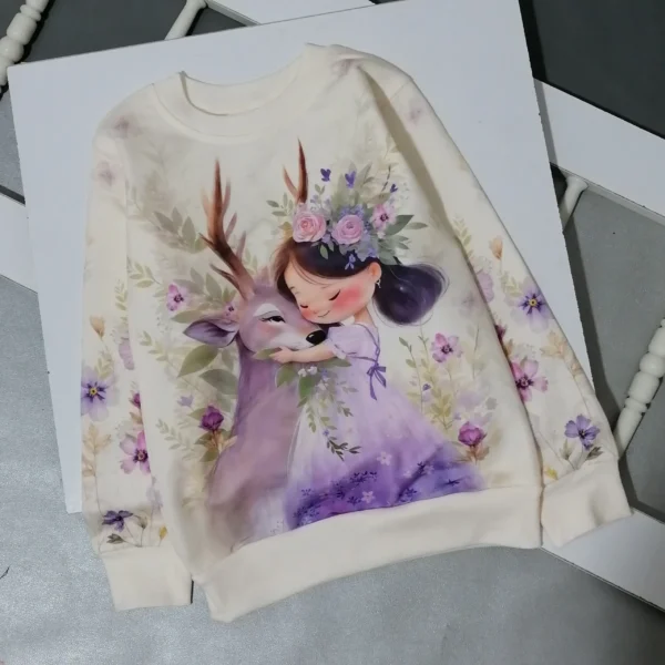 بلوز دخترانه شکوفه بارون | 3 تا 12 سال - Image 2