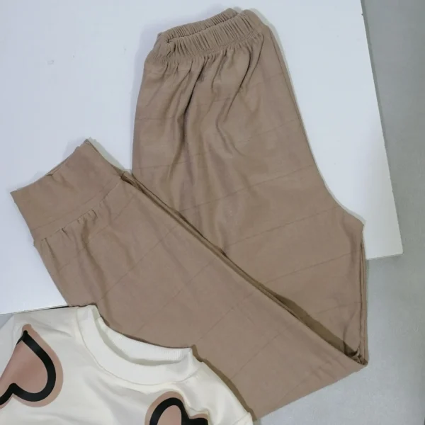 بلوز شلوار دخترانه قلبی شیک | مناسب 2 تا 7 سال - Image 5