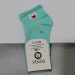 جوراب نیم ساق دخترانه سبزآبی سایز 3