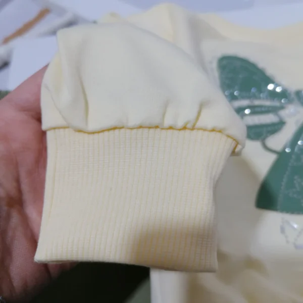 بلوز شلوار دخترانه بگ کتان نگینی | مناسب 2 تا 9 سال - Image 6