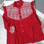 شومیز پیراهنی دانتل دار مناسب 7 تا 17 سال - Image 3