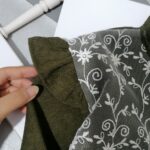 شومیز پیراهنی دانتل دار مناسب 7 تا 17 سال - Image 4