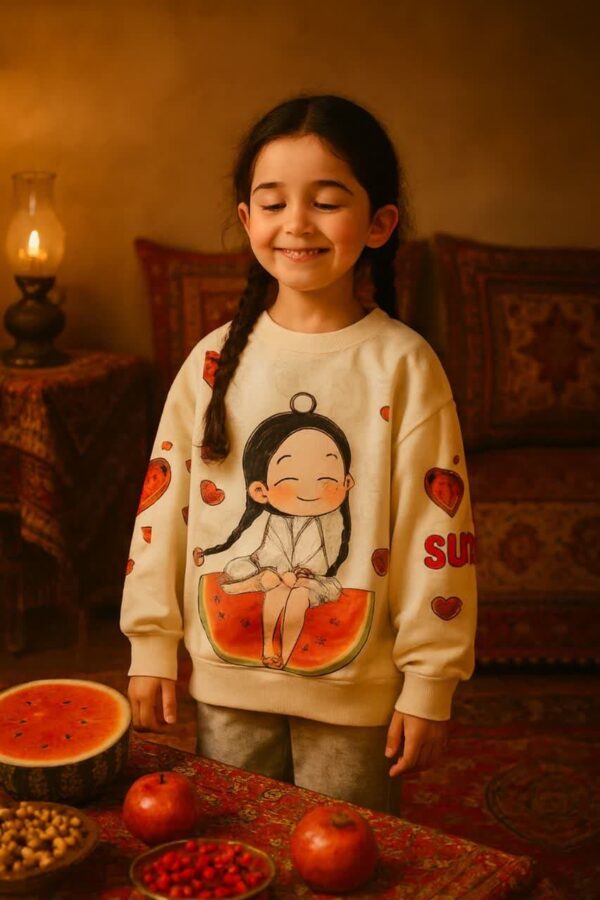 بلوز دخترانه گیس بافت مناسب 2 تا 9 سال - Image 7