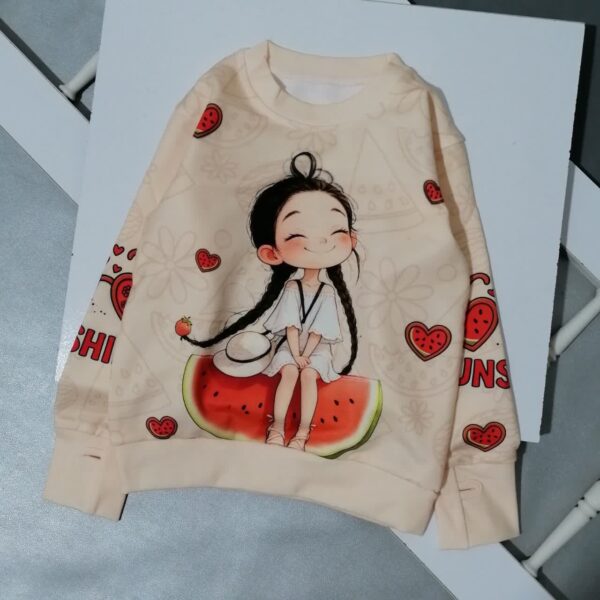 بلوز دخترانه گیس بافت مناسب 2 تا 9 سال - Image 6