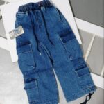 شلوار جین کارگو اسپرت مناسب 5 تا 17 سال - Image 6