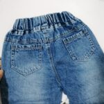 شلوار لی گلدوزی پسرانه تدی | صفر تا 9 سال - Image 2