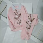 بلوز شلوار دخترانه شیک یقه دار | 3 تا 12 سال - Image 5