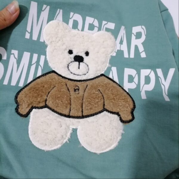 بلوز شلوار کتان تدی با شلوار کتان | 2 تا 9 سال - Image 5