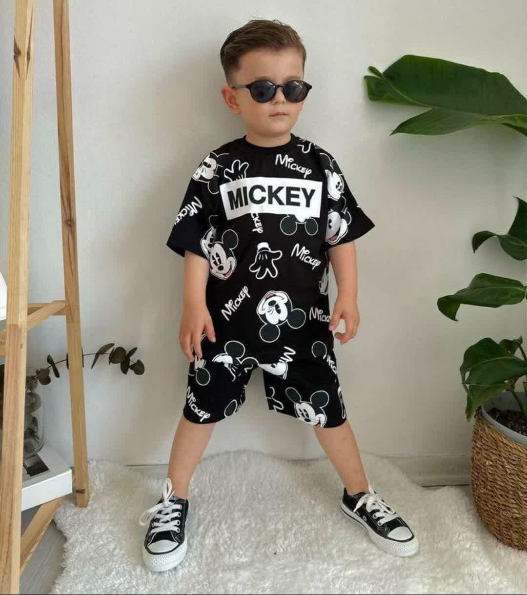 photo_2026-02-17_16-52-11 تیشرت شلوارک اسپرت میکی | 2 تا 9 سال - Image 1