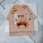 تیشرت دخترانه طرح قدم در بهشت | 3 تا 12 سال - Image 4